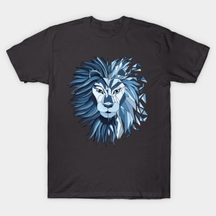 The Dark King - Geometric Lion T-Shirt